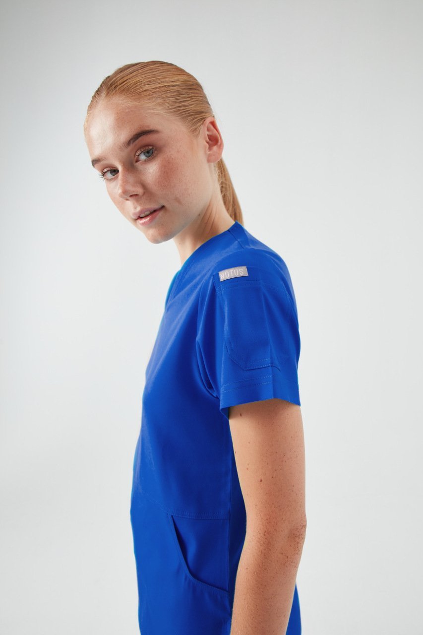 B O S T O N-  Saks Mavi Kadın Üniforma Takım