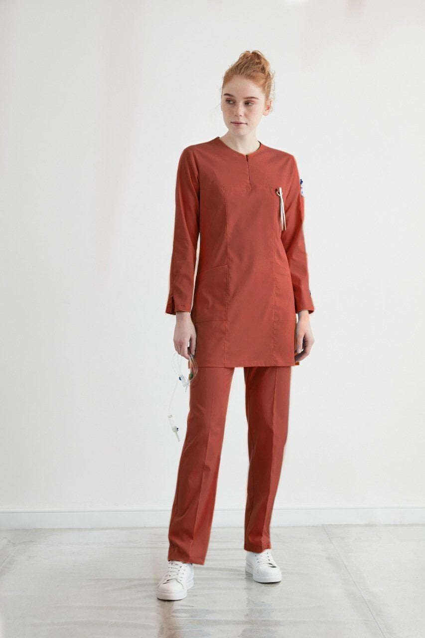 M A R R A K E S H- Kiremit Kadın Tesettür Üniforma Takım