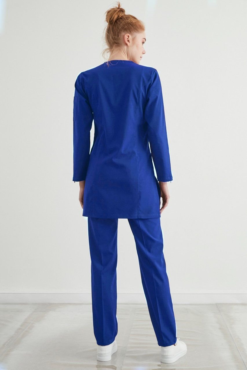 M A R R A K E S H- Saks Mavisi Kadın Tesettür Üniforma Takım