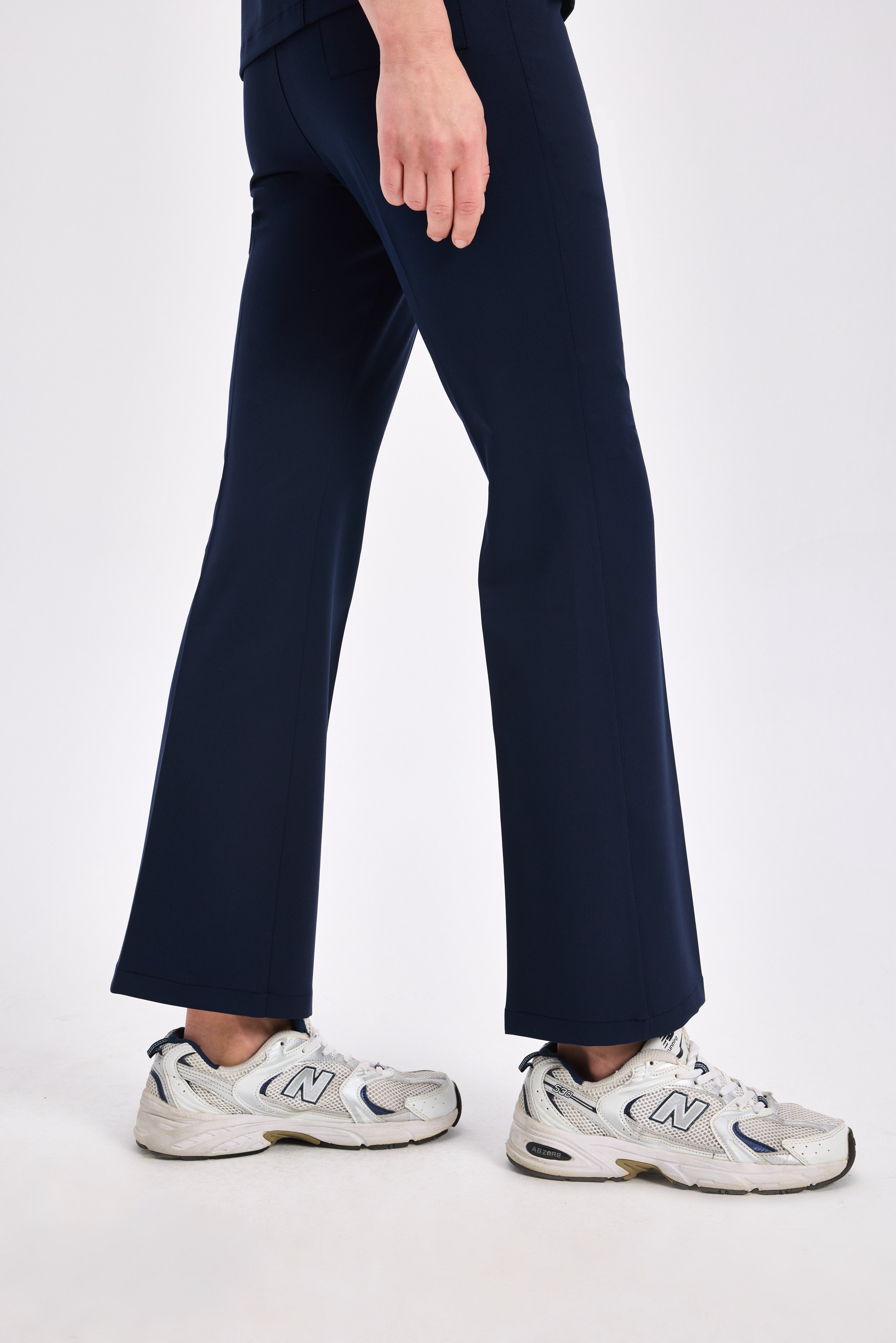 Lacivert İspanyol Paça Kadın Üniforma Alt