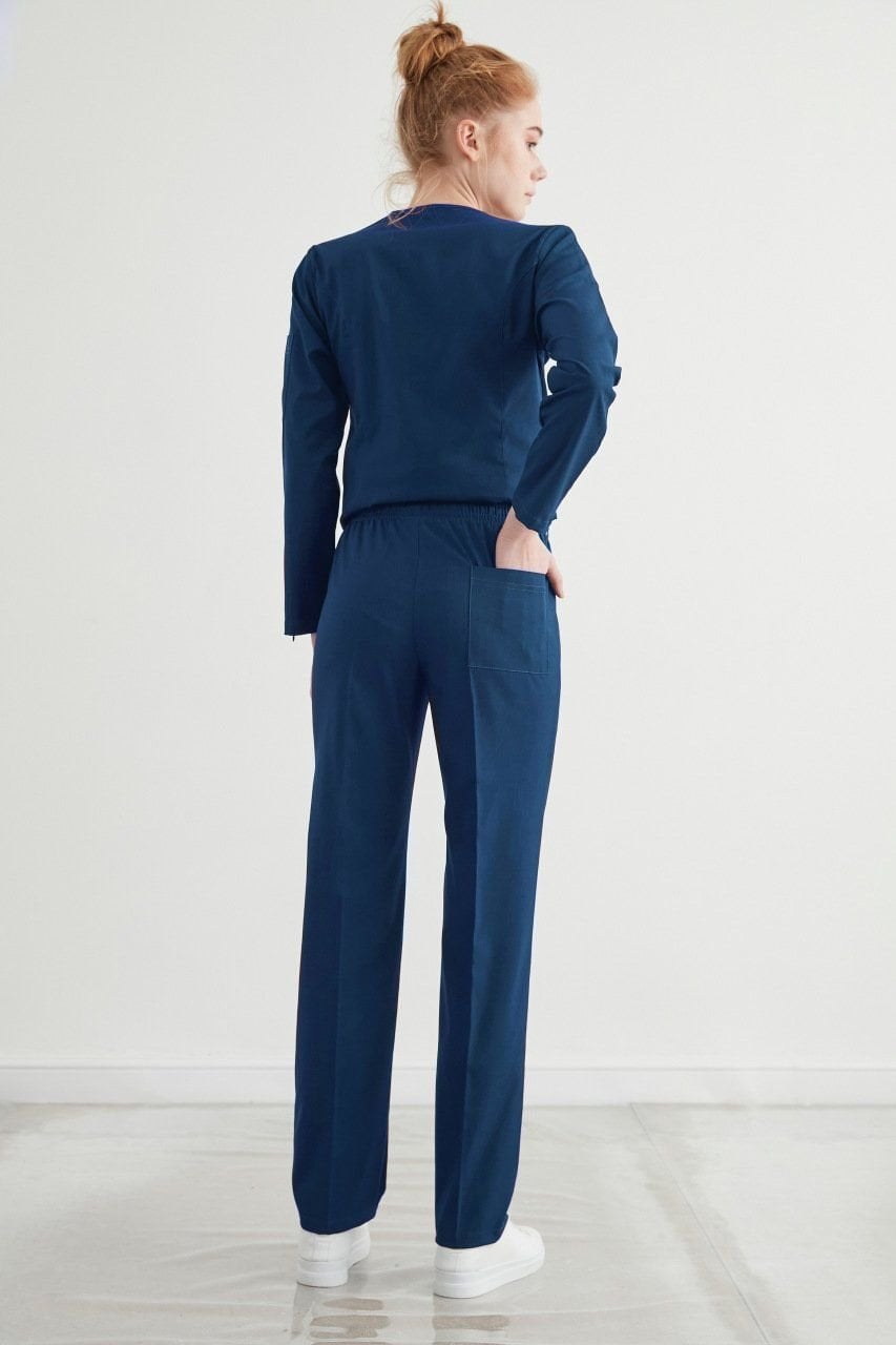 M A R R A K E S H- Petrol Laciverti Kadın Tesettür Üniforma Takım