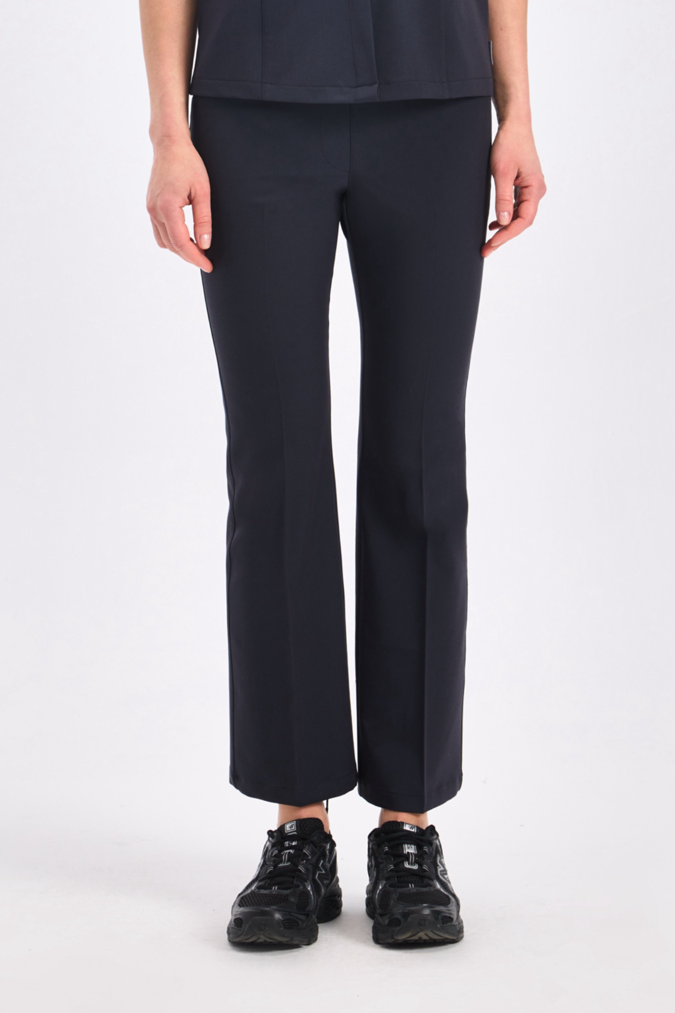 Antrasit İspanyol Paça Kadın Üniforma Alt