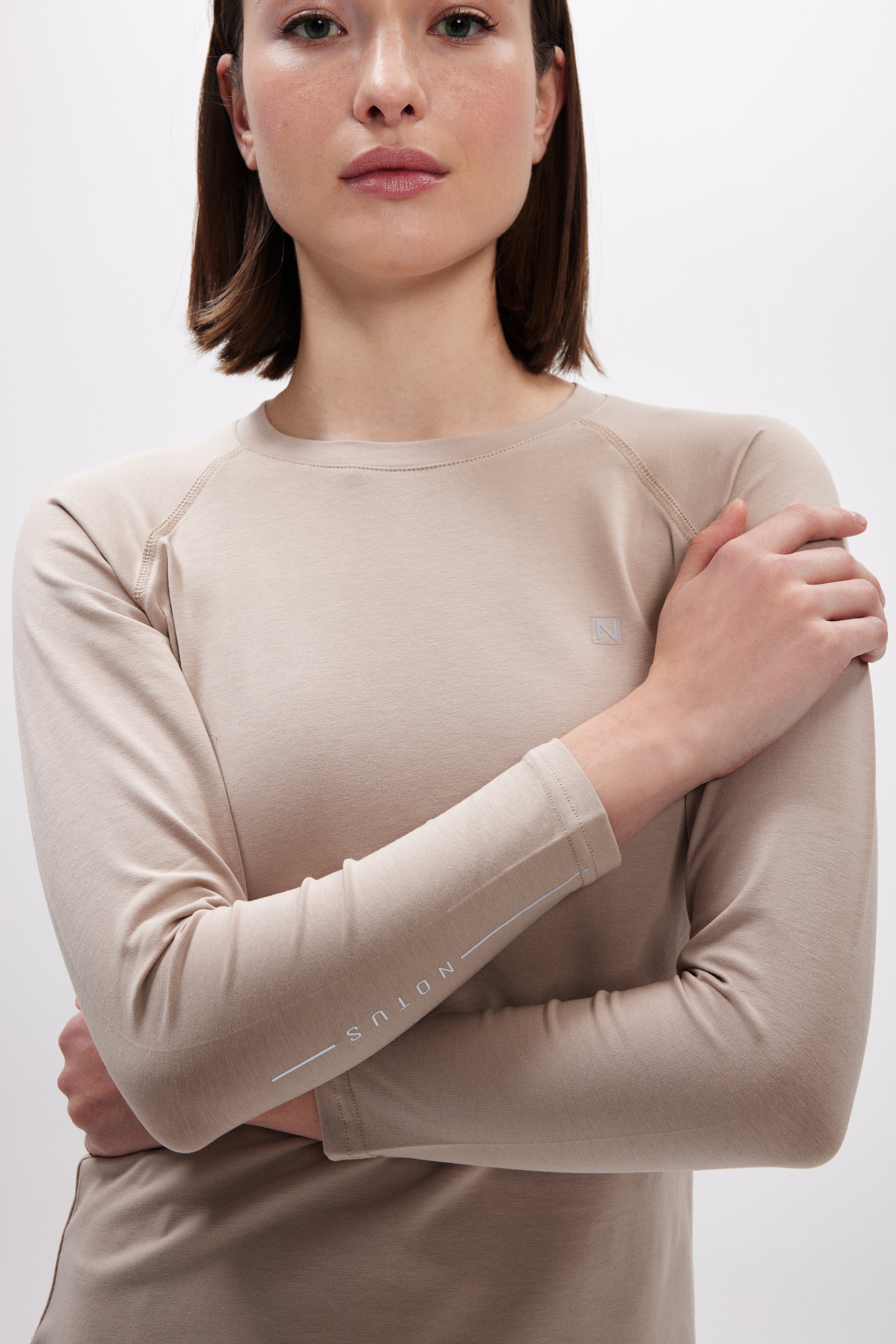 Kadın Vizon Uzun Kollu Body