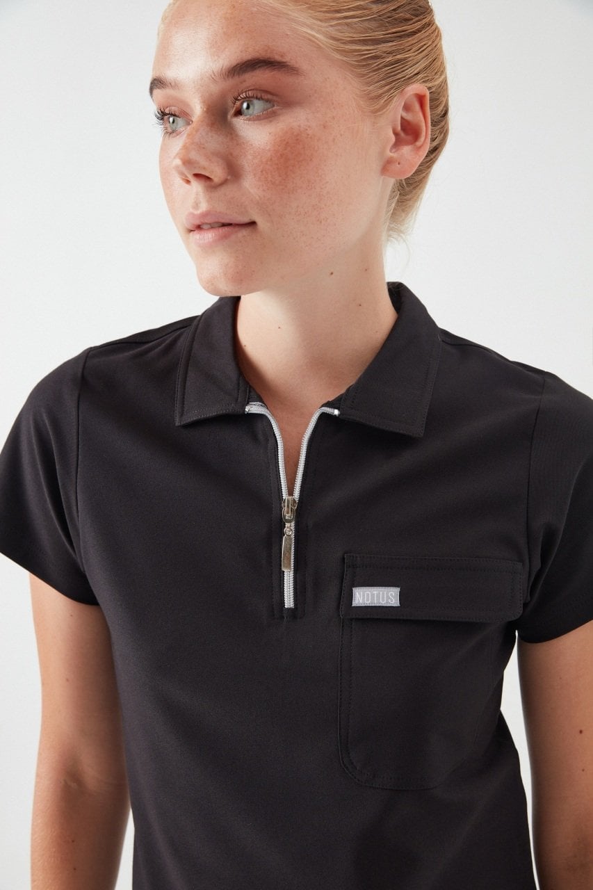 C U L L I N A N - Siyah Kadın Üniforma Üst