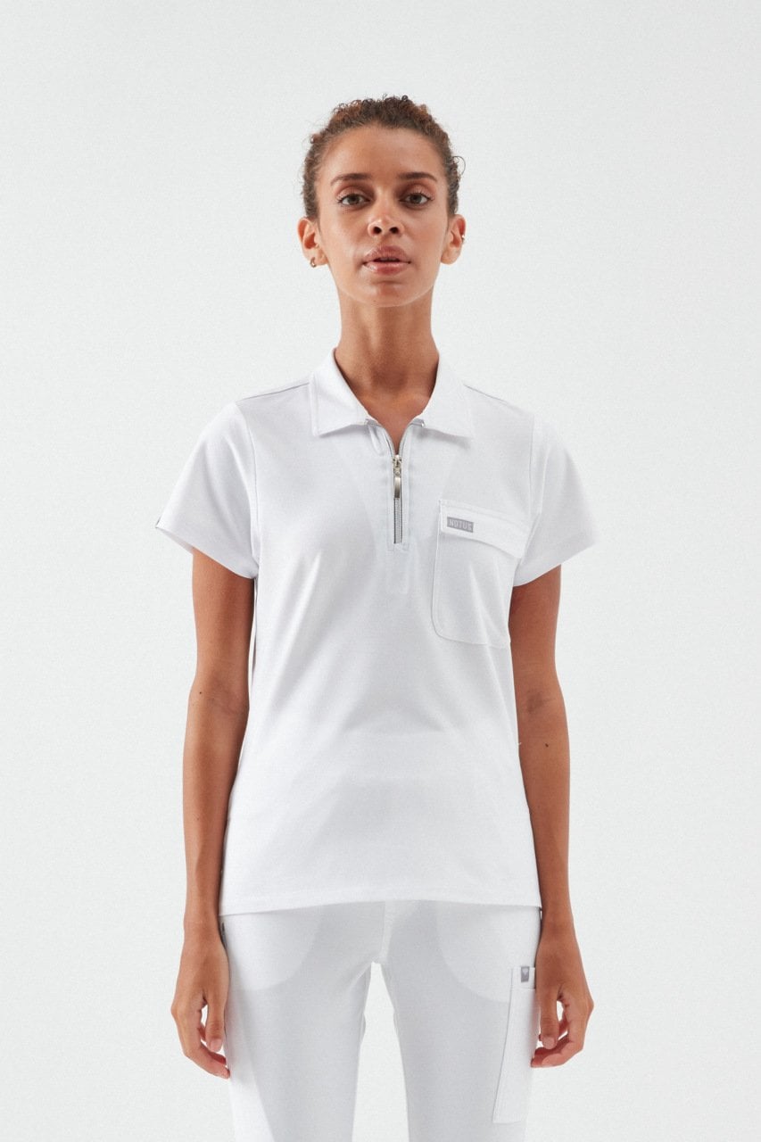 C U L L I N A N - Beyaz Kadın Üniforma Üst