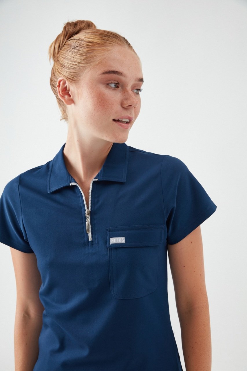 C U L L I N A N - Petrol Lacivert Kadın Üniforma Üst