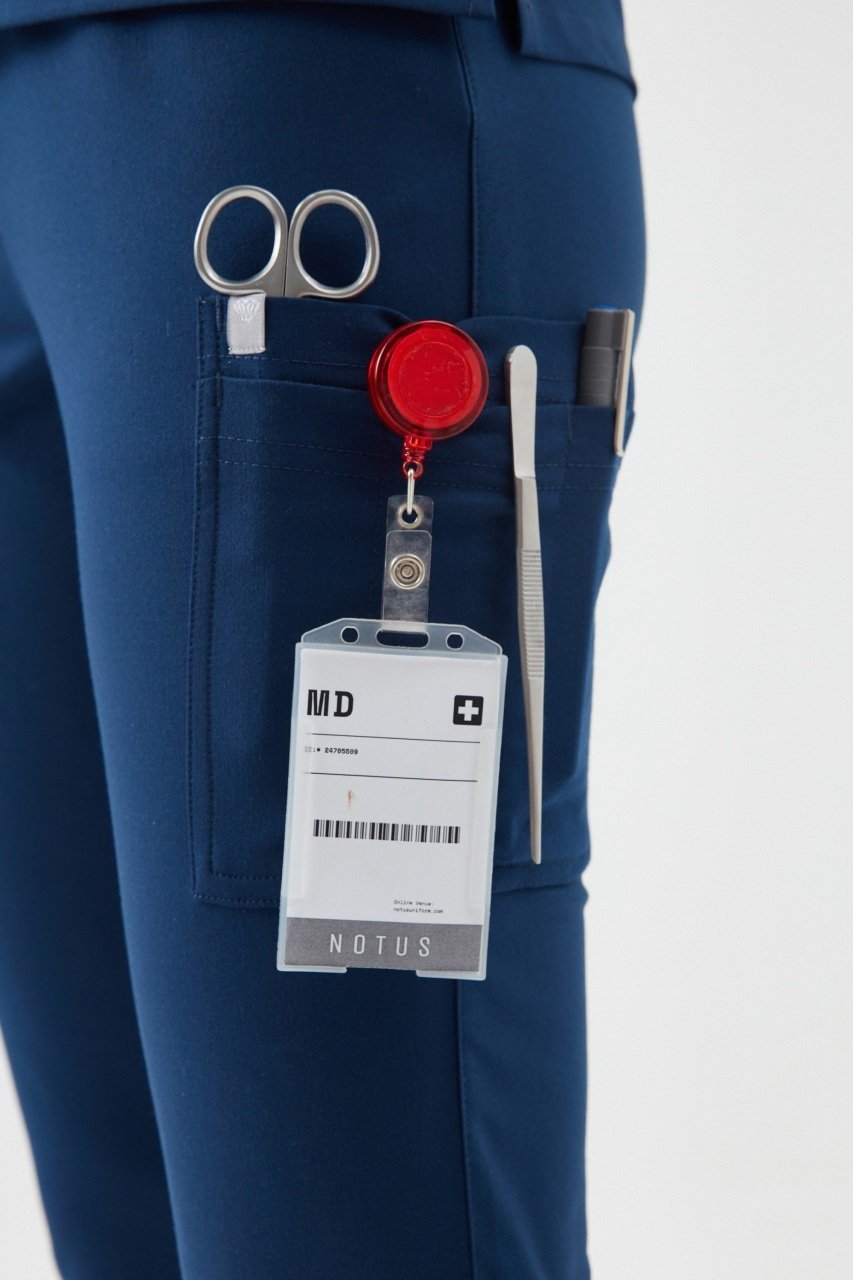 R E G E N T - Petrol Lacivert Jogger Kadın Üniforma Alt