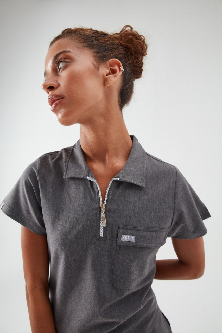 C U L L I N A N - Meteor Gri Kadın Üniforma Üst