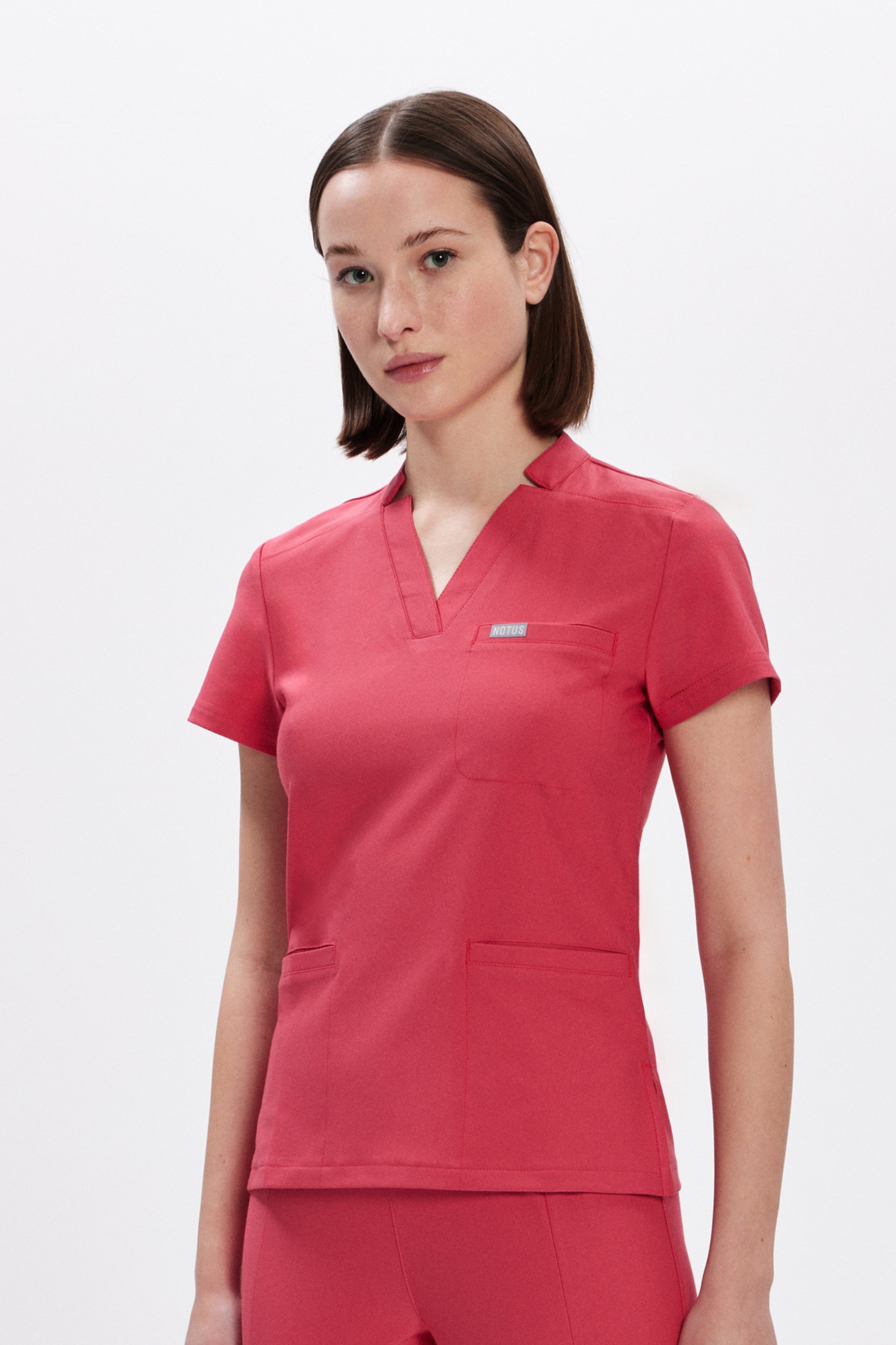 S A N C Y - Nar Çiçeği Kadın Üniforma Üst