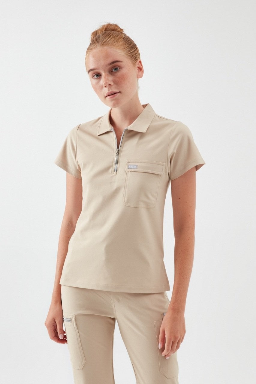 C U L L I N A N - Bej Kadın Üniforma Üst