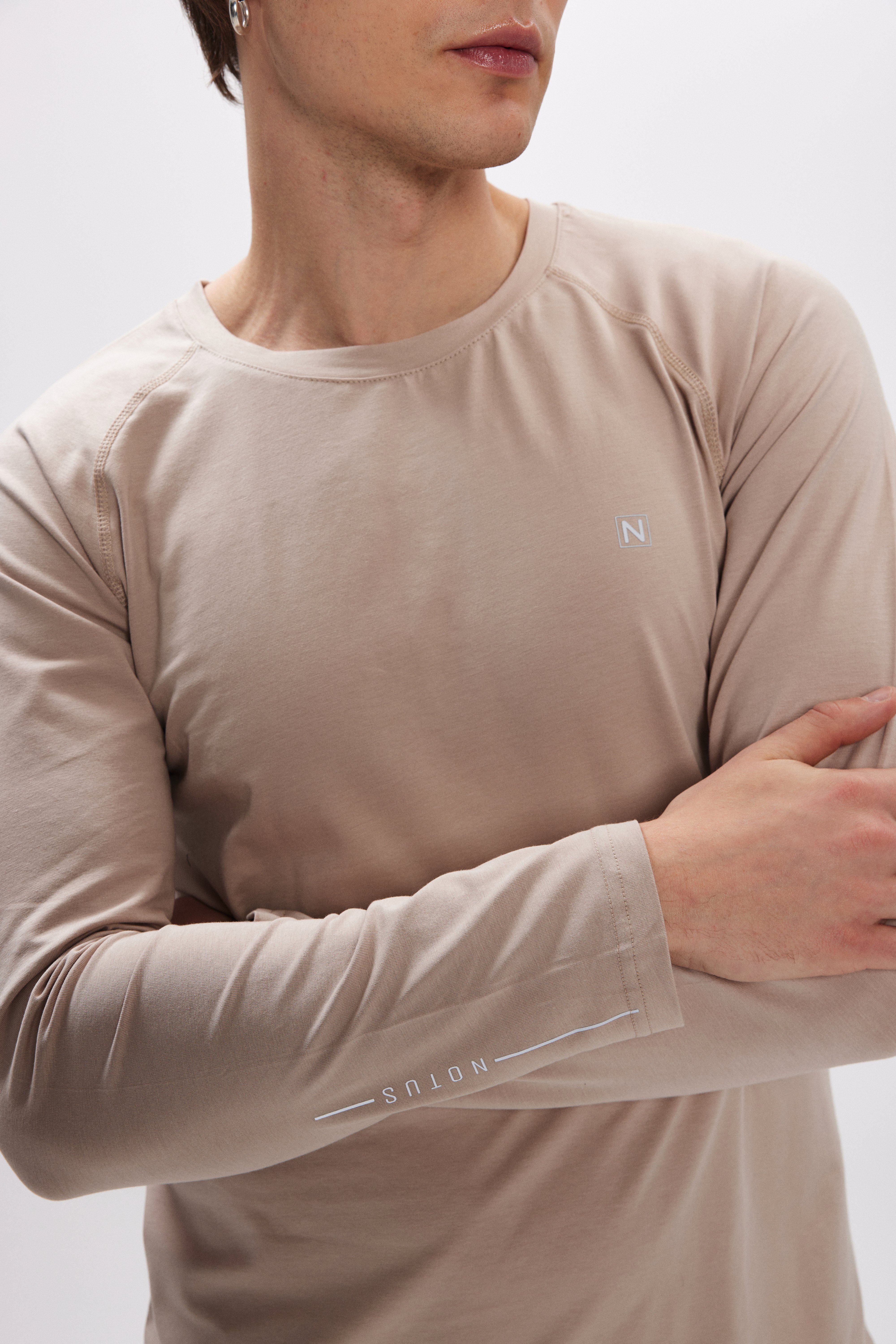 Erkek Vizon Uzun Kollu Body