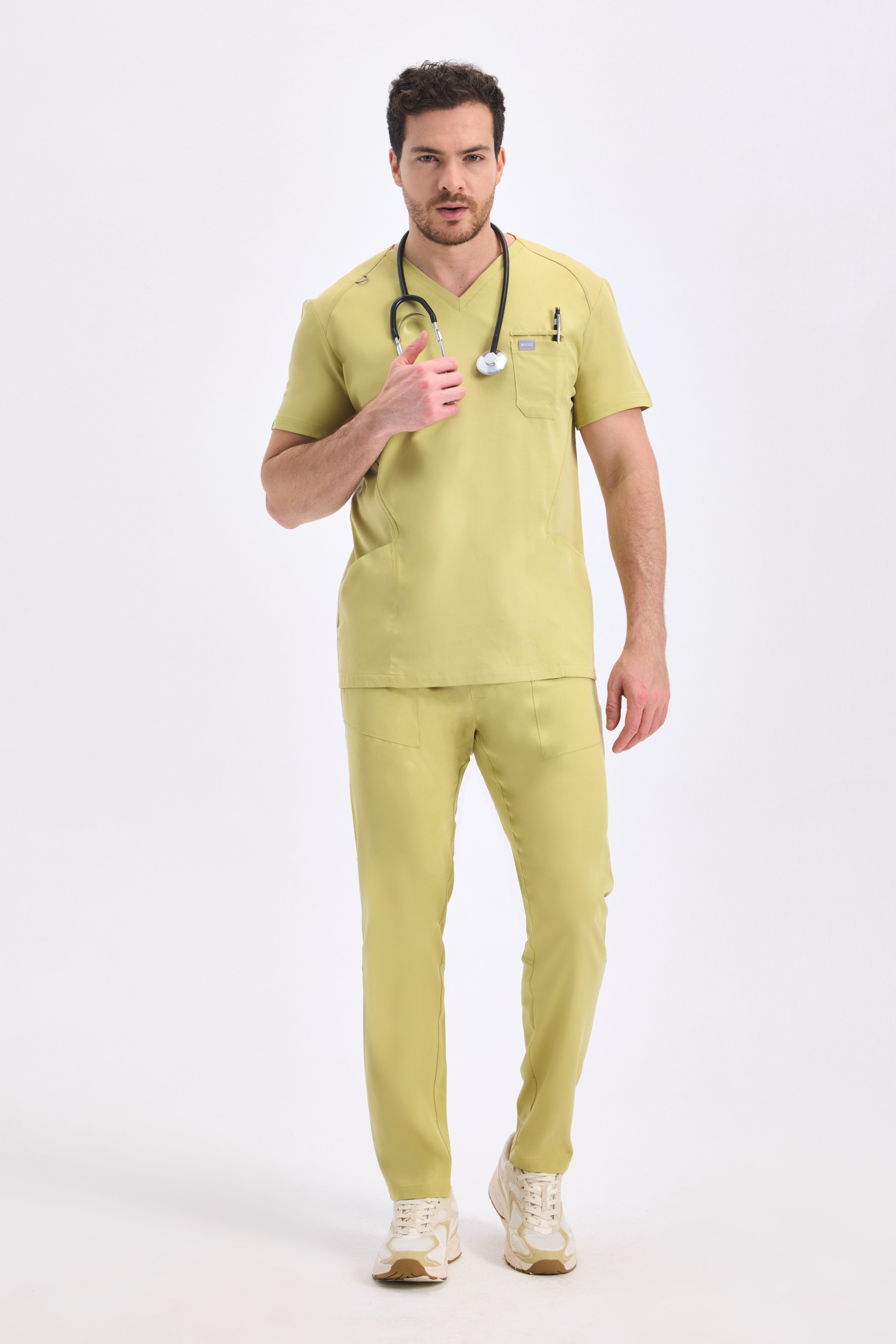 O R I O N - Matcha Yeşili Erkek Üniforma Takım