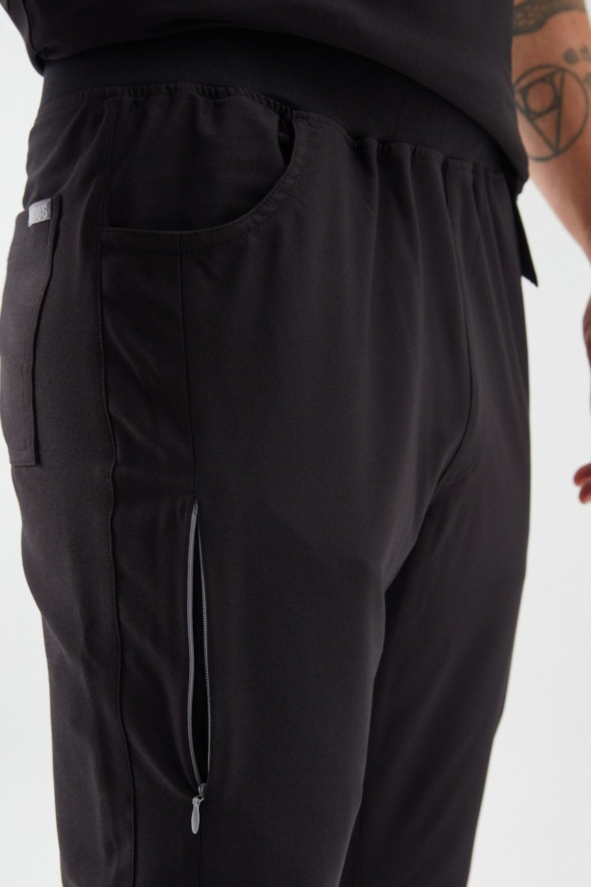 R E G E N T - Siyah Jogger Erkek Üniforma Alt