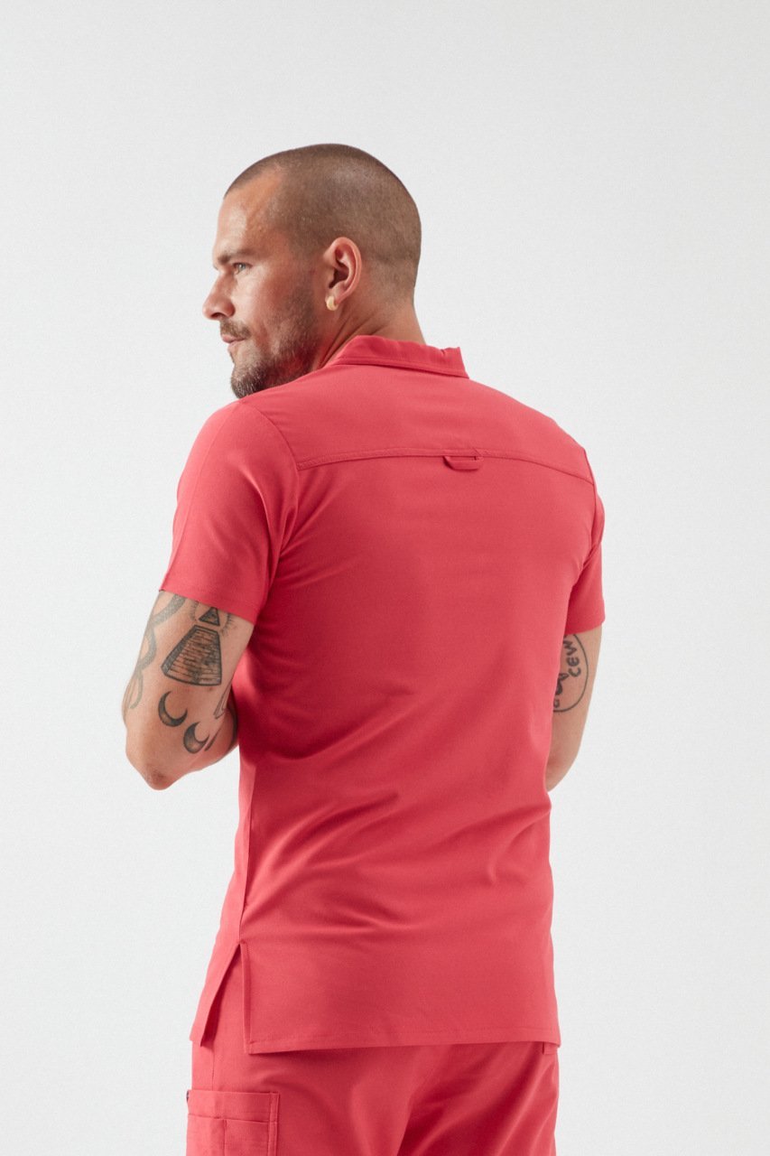 C U L L I N A N - Nar Çiçeği Polo Yaka Erkek Üniforma Üst