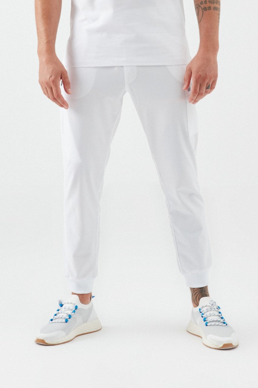 R E G E N T - Beyaz Jogger Erkek Üniforma Alt