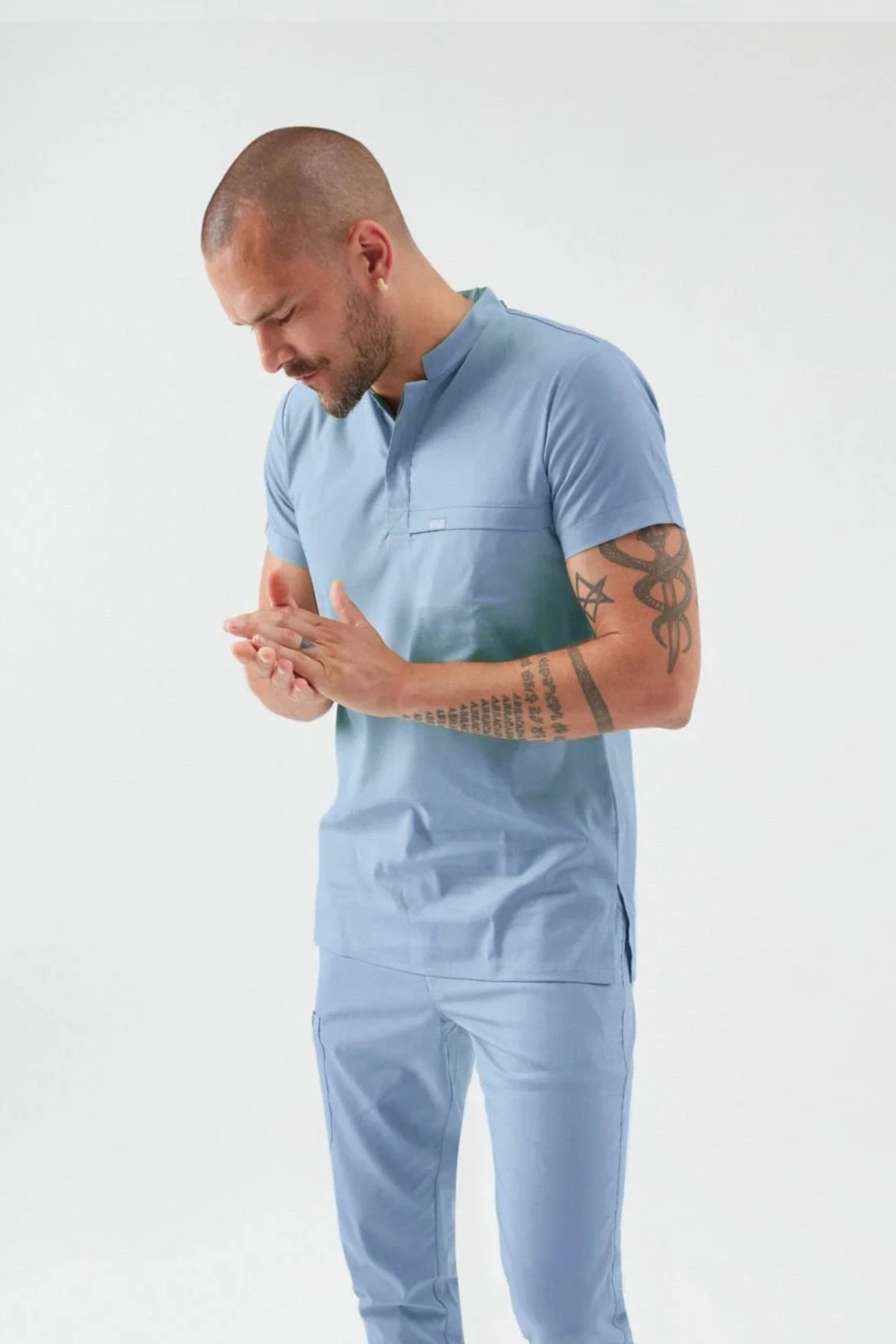 S Y D N E Y - Açık Mavi Erkek Üniforma Üst