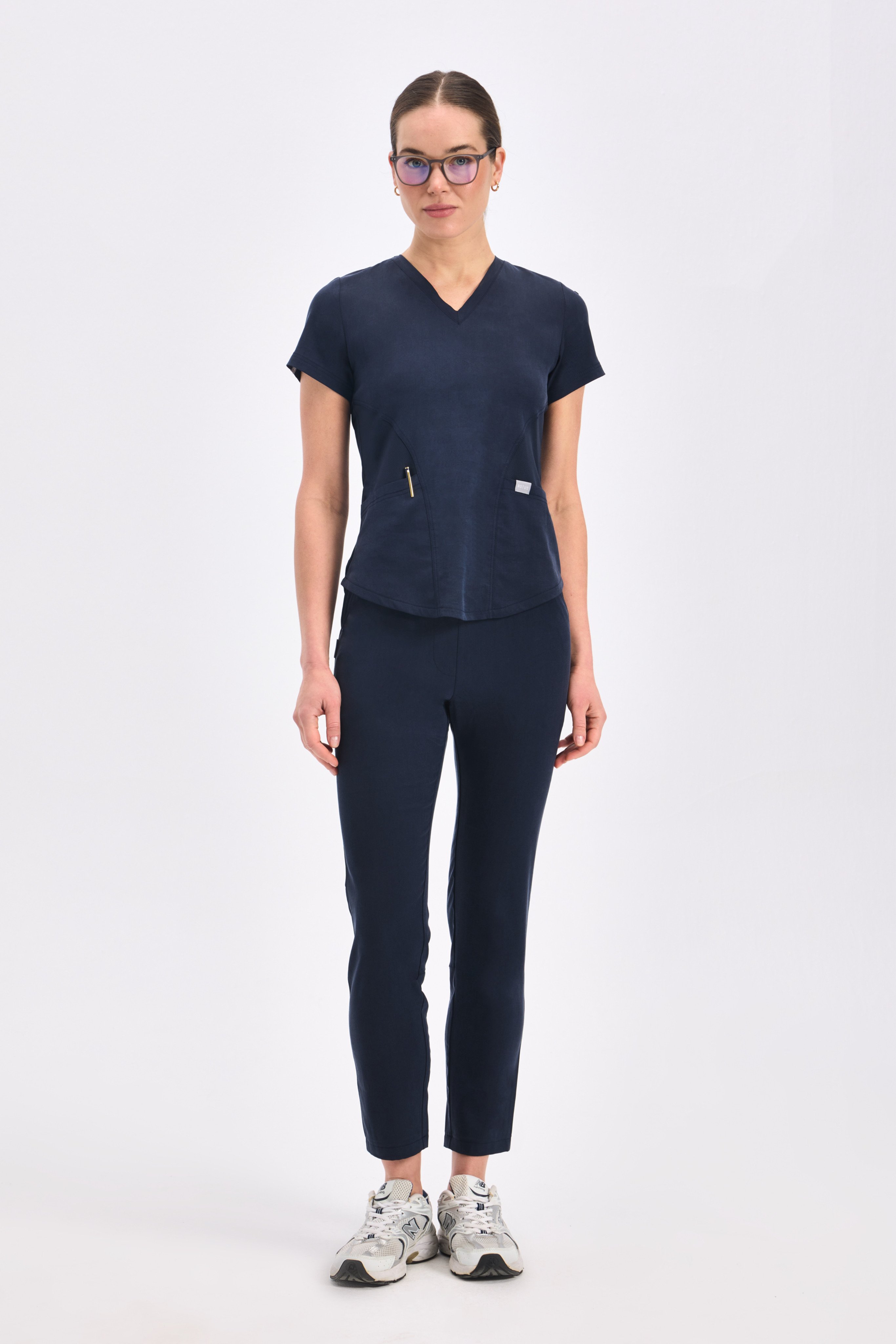 N O R M A - Lacivert Kadın Üniforma Takım