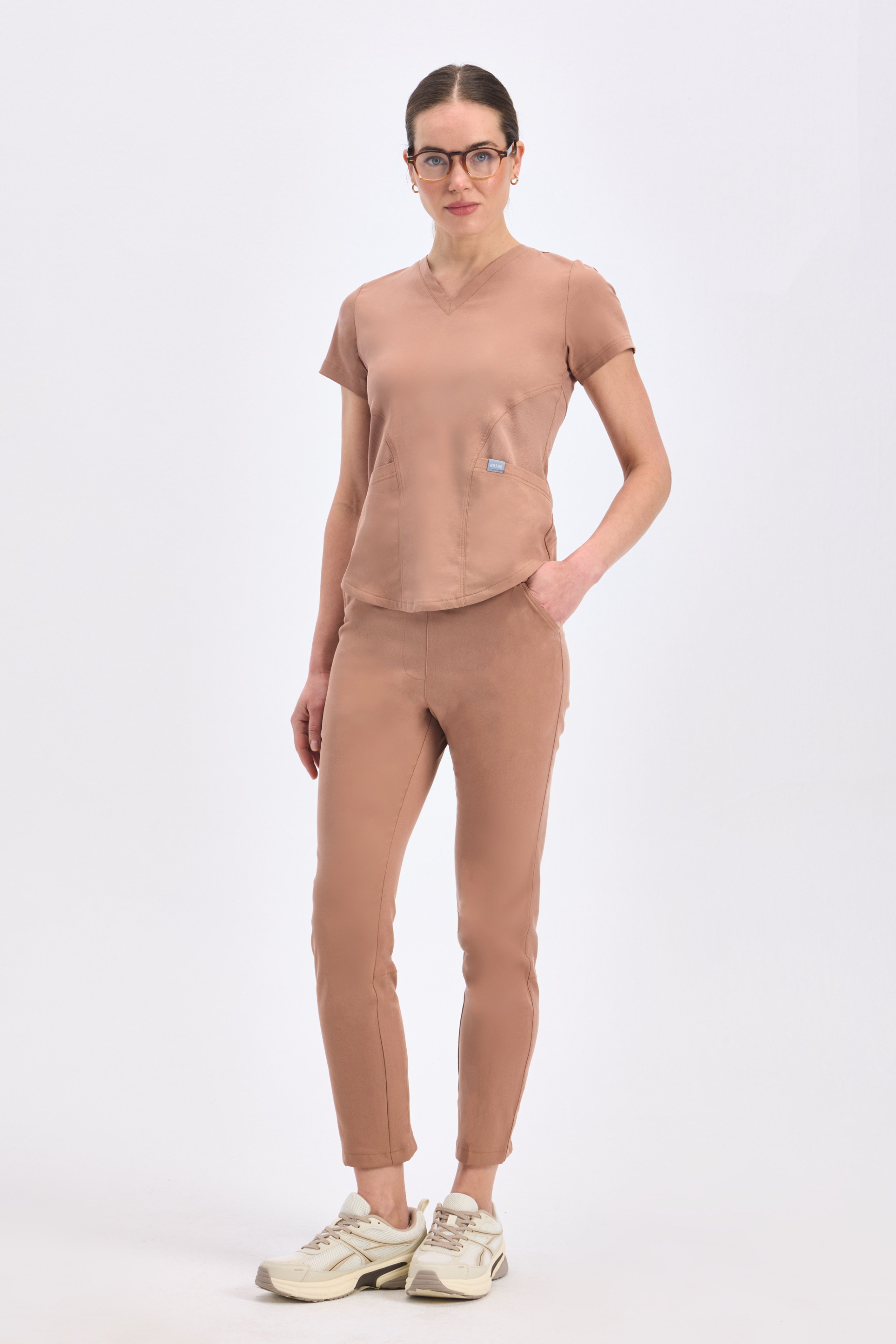 N O R M A - Clay Kahve  Kadın Üniforma Takım