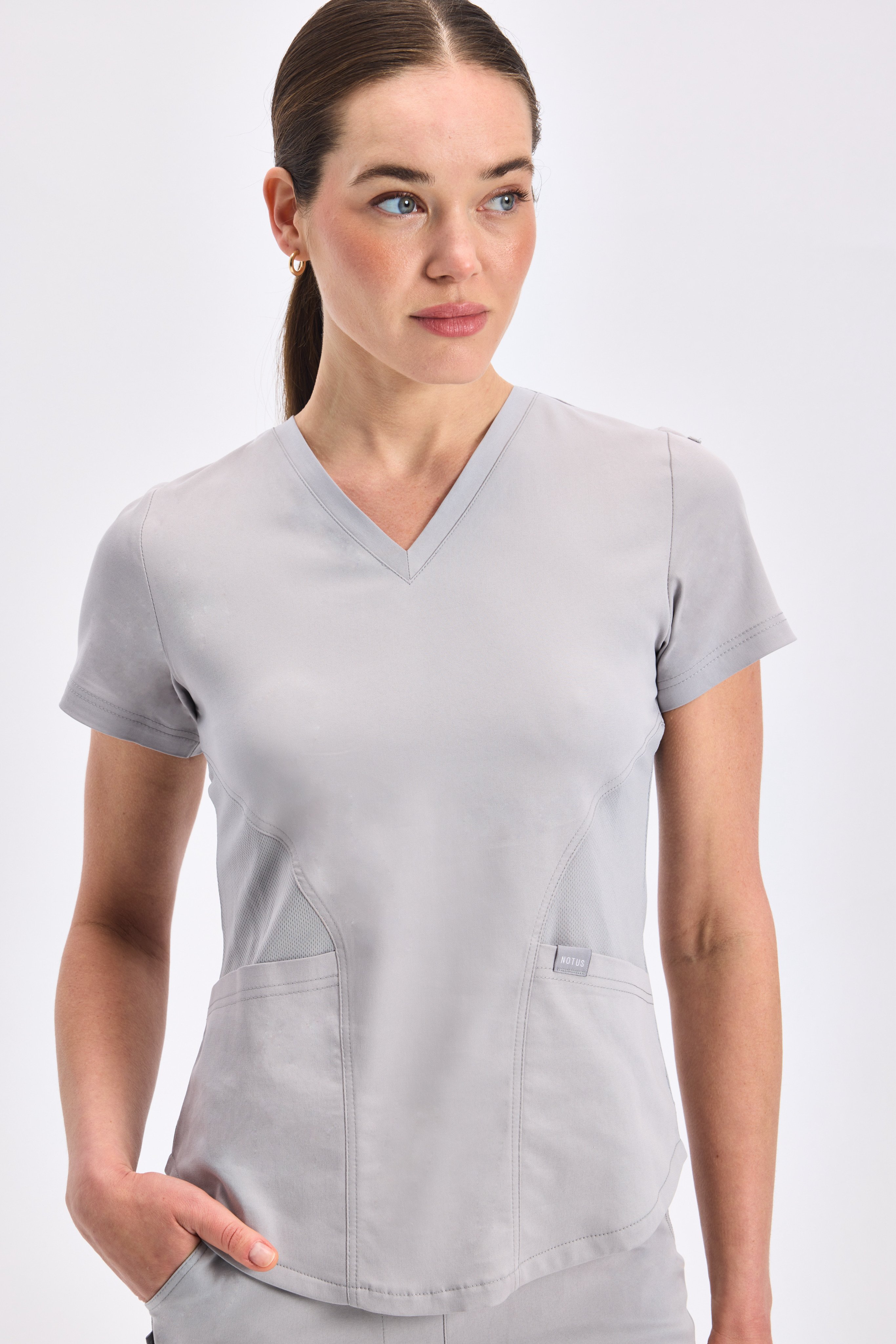 N O R M A - Gri Kadın Üniforma Takım