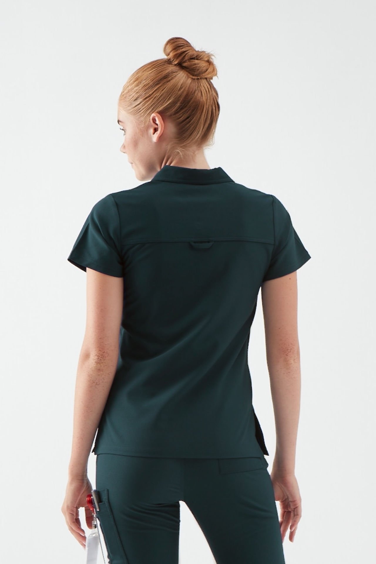 C U L L I N A N - Zümrüt Yeşili Kadın Üniforma Üst