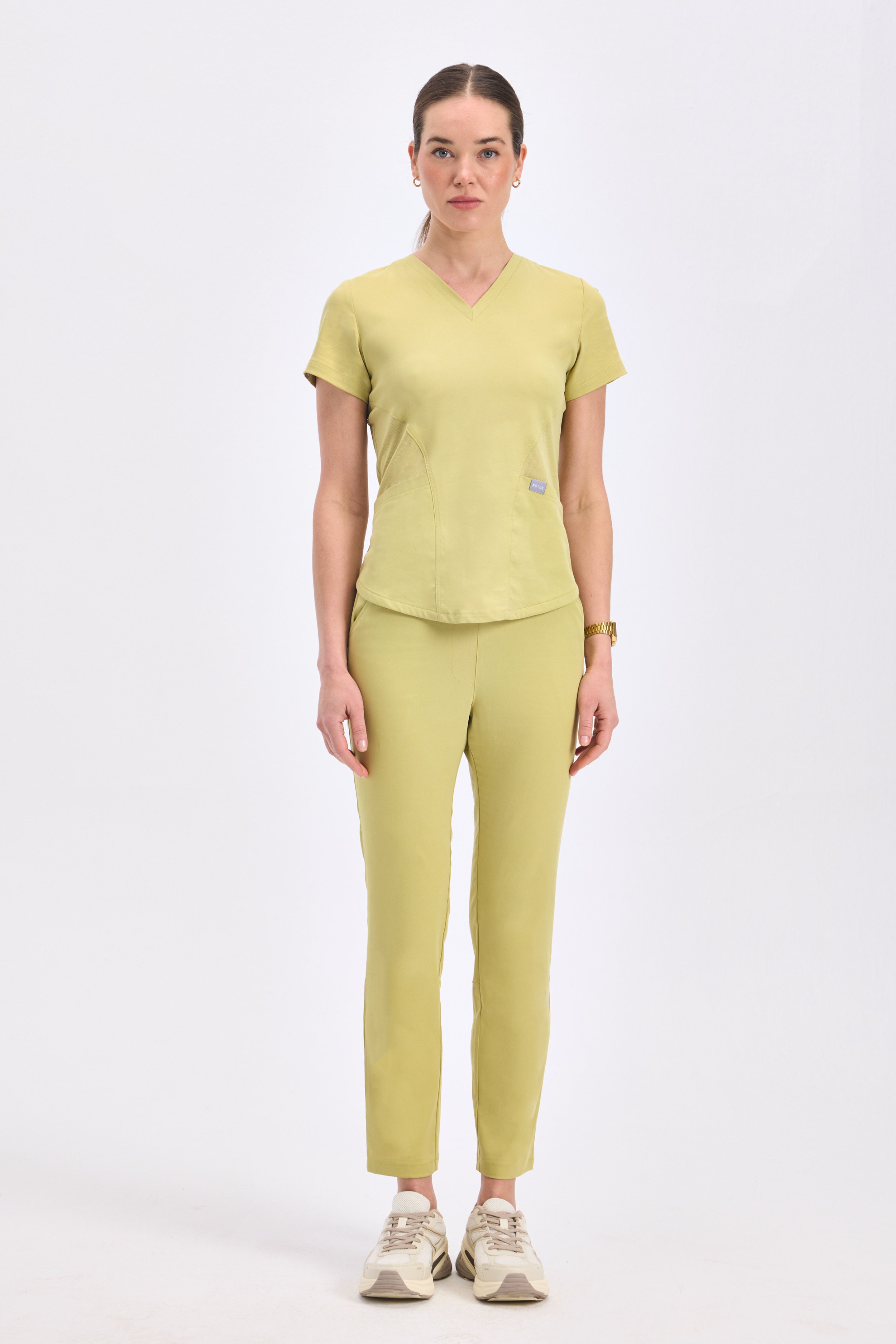 N O R M A - Matcha Yeşili Kadın Üniforma Takım