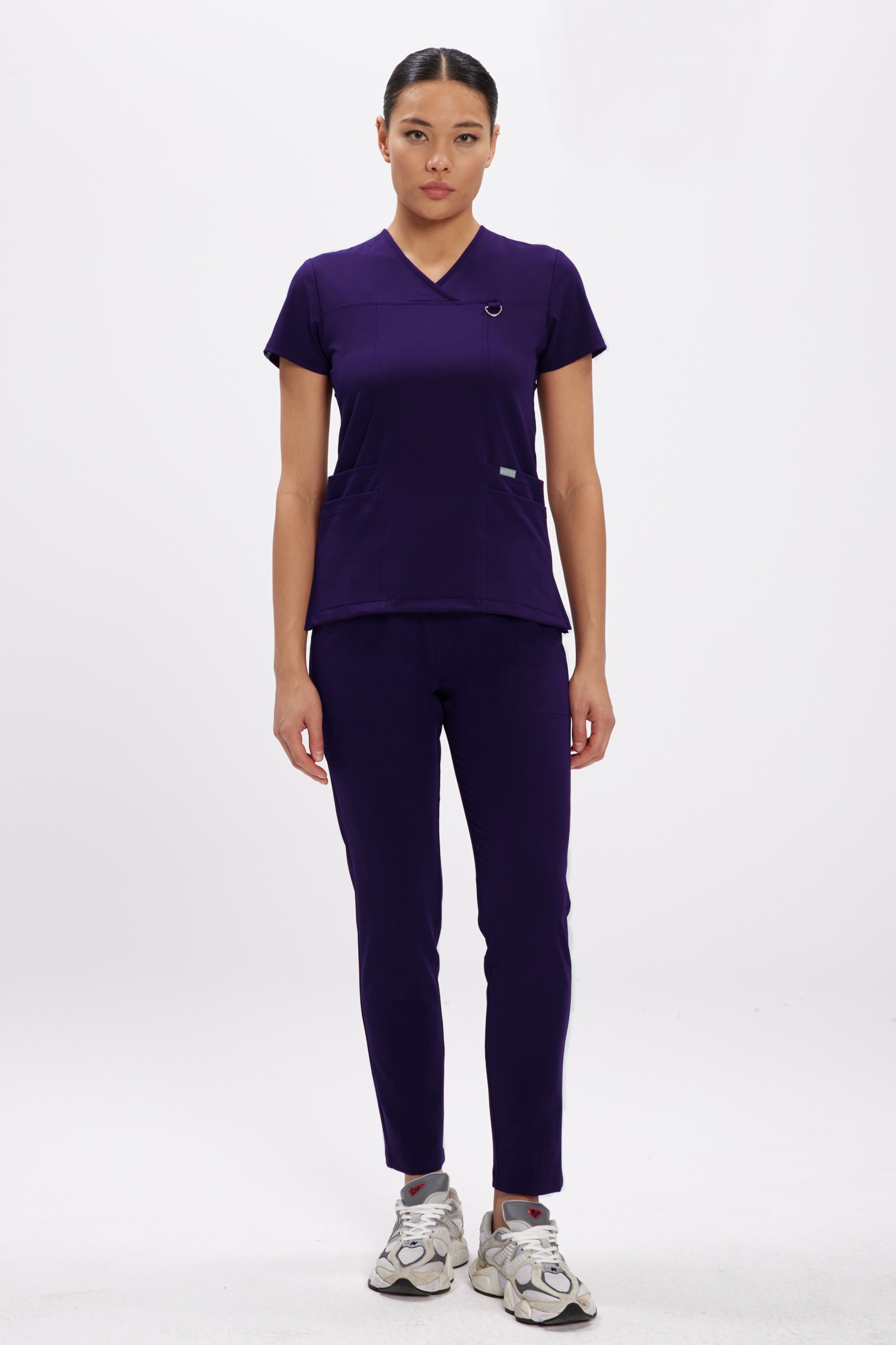 L I S B O N - Mor Kadın Üniforma Takım Outlet