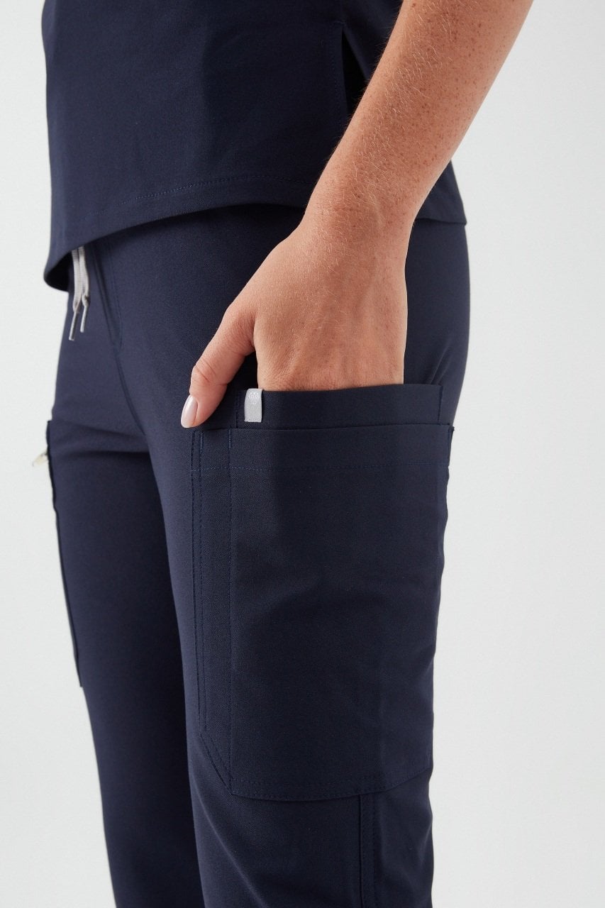 A L L N A T T - Lacivert Kadın Üniforma Alt