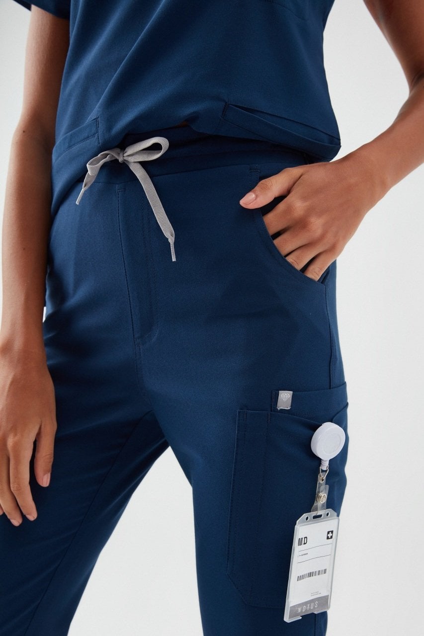 A L L N A T T - Petrol Lacivert Kadın Üniforma Alt