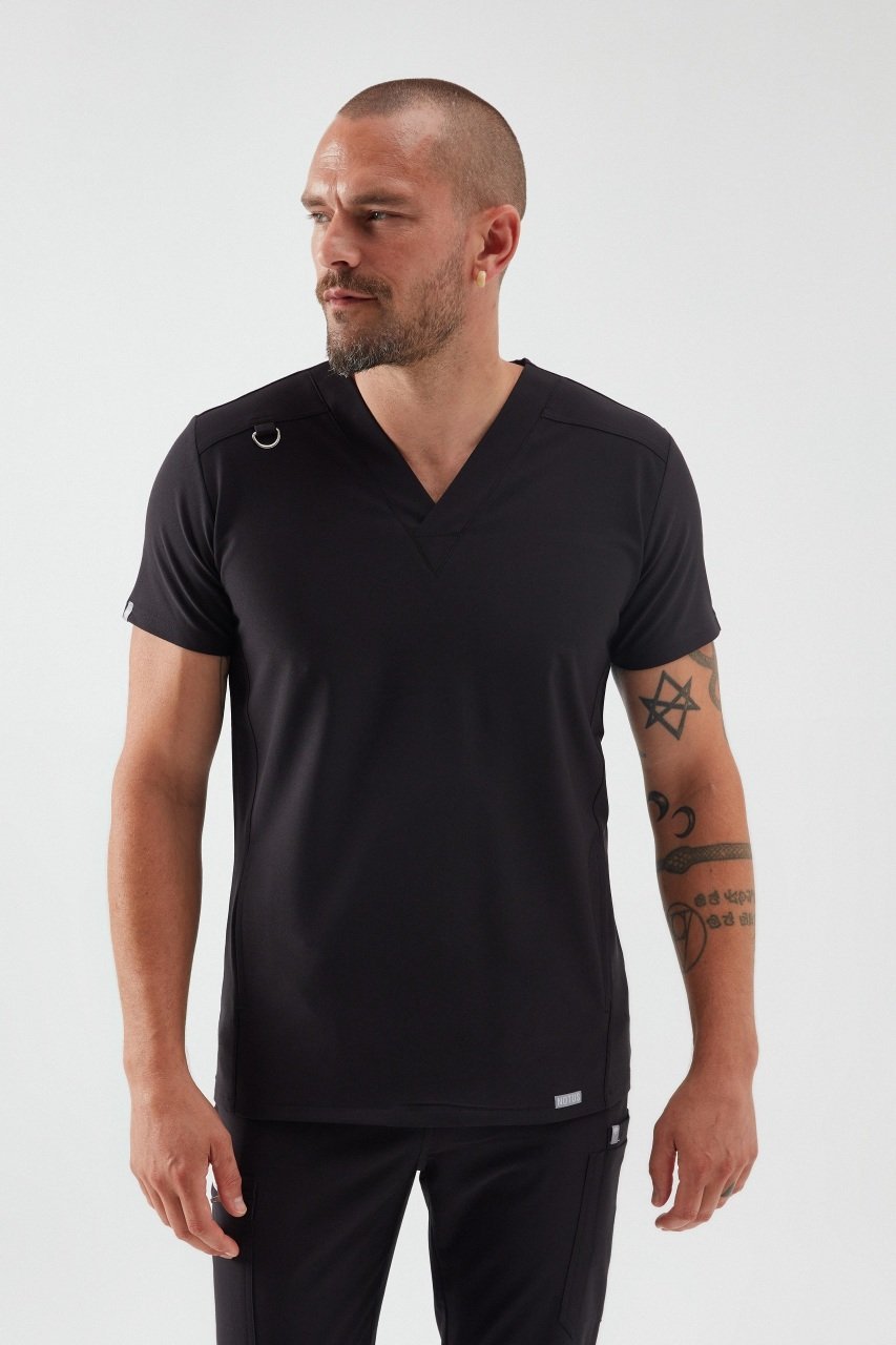 O R L O V - Siyah Erkek Üniforma Üst