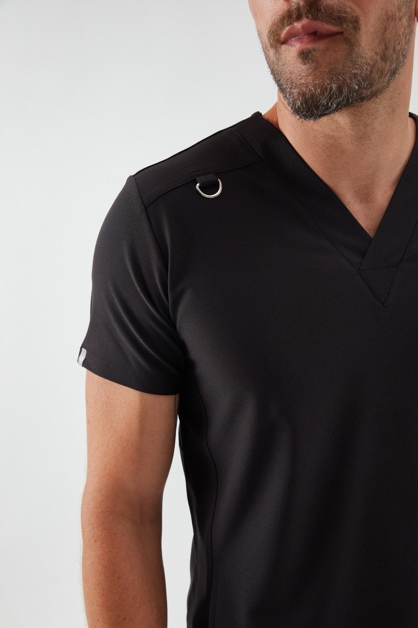 O R L O V - Siyah Erkek Üniforma Üst