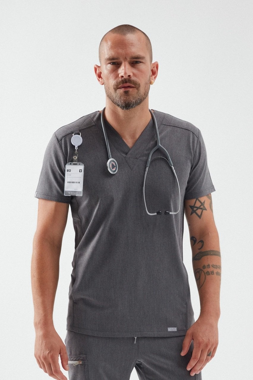 O R L O V - Meteor Gri Erkek Üniforma Üst